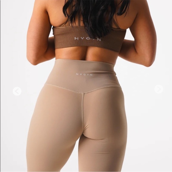 NVGTN Pants - Nvgtn Latte Signature 2.0 Leggings small
